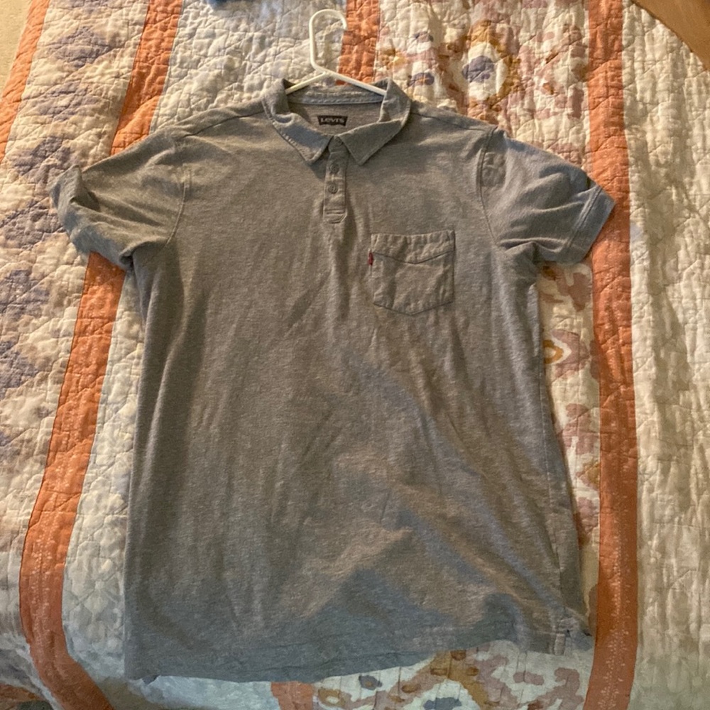 Gray Collar Shirt